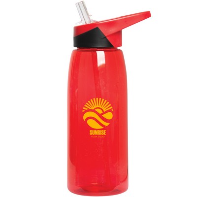 Clasher 750 Ml. (25 Fl. Oz.) Tritan™ Bottle With Straw